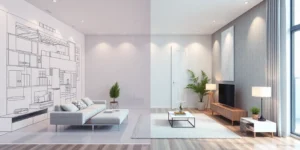 Stable Diffusion controlnet tutorial for interior design visualization.png AI generated image using Flux AI